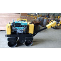 Handheld Small Double Drum Asphalt Roller Vibratory Road Compactor for Sale(FYL-800CS)